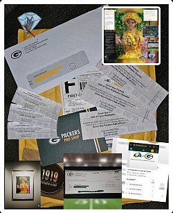 Winning submission for University / Tech. College in the Green Bay Packers student art contest 2023